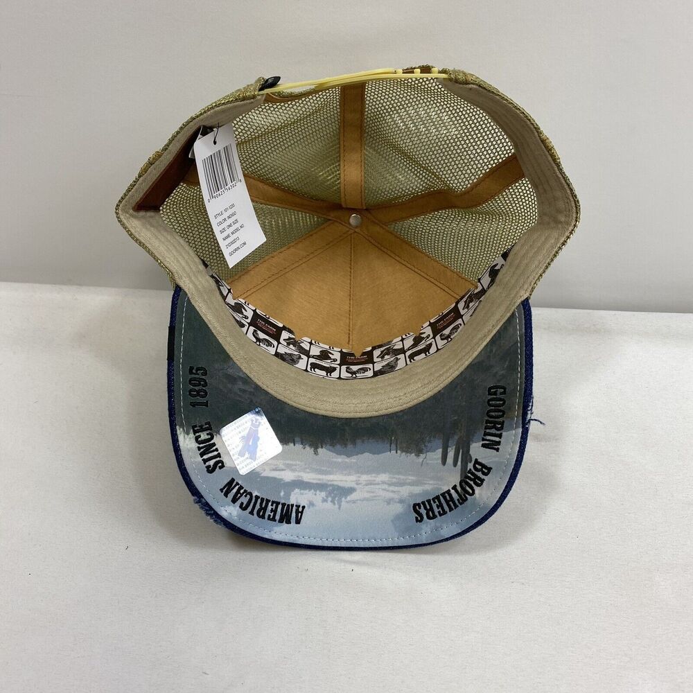 Ride Or Die Western Rodeo Hat Goorin Bros The Farm Trucker American Snapback Cap - Picture 13 of 16